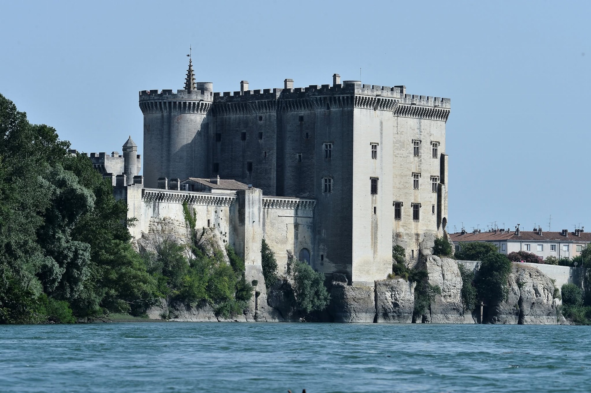 Le Rhône vu du Château !_Tarascon