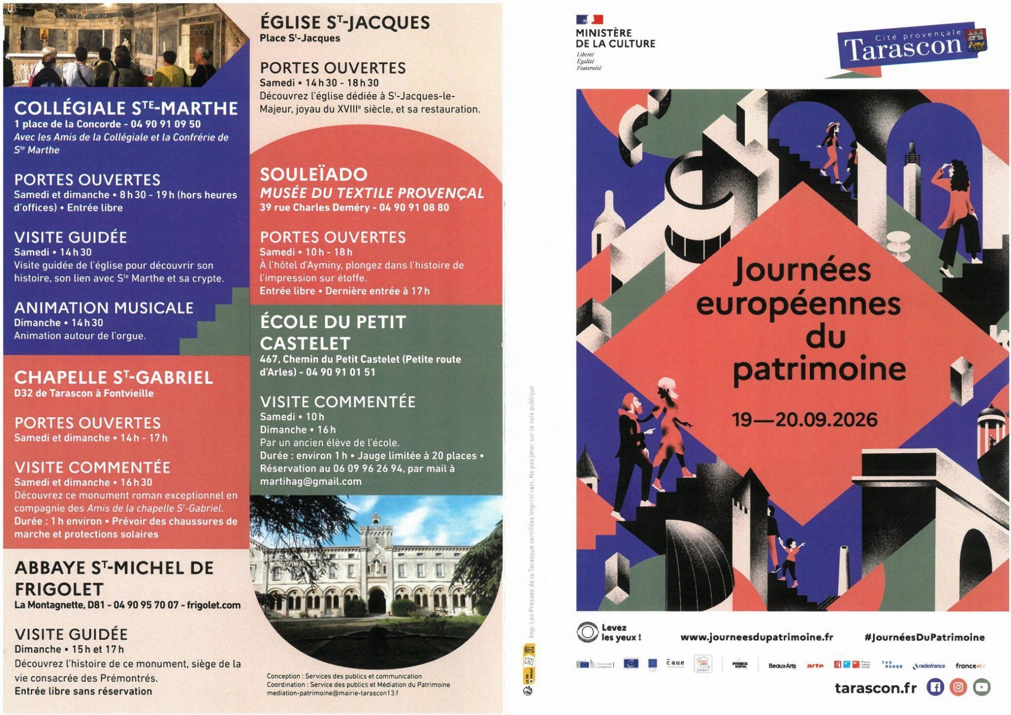 Journées du Patrimoine 2026 à Tarascon_Tarascon