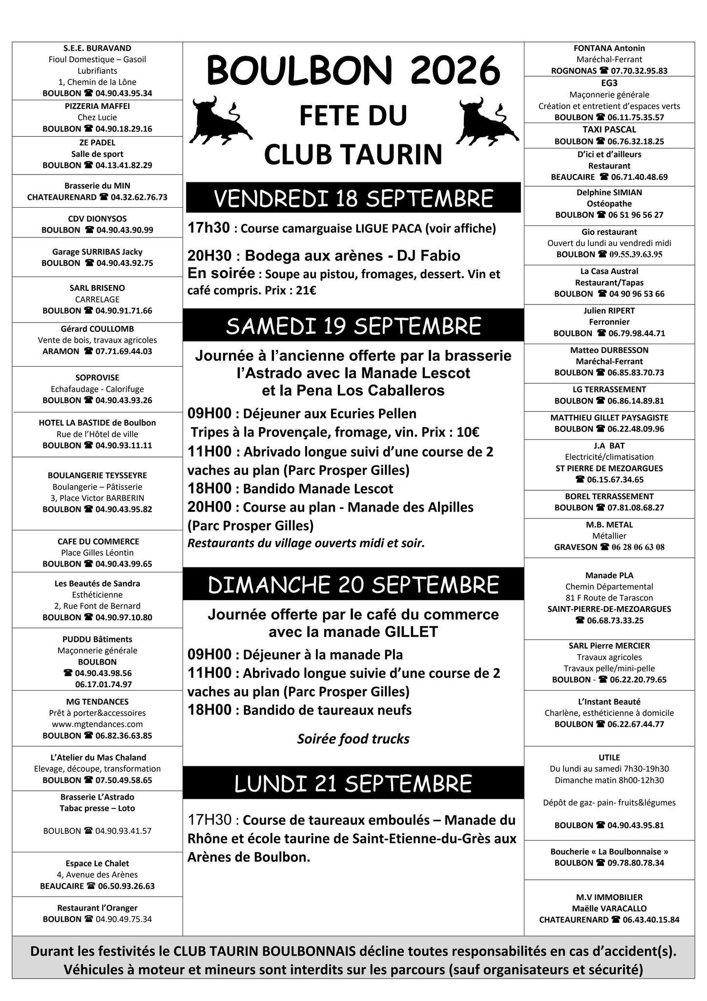 Fête du Club Taurin_Boulbon
