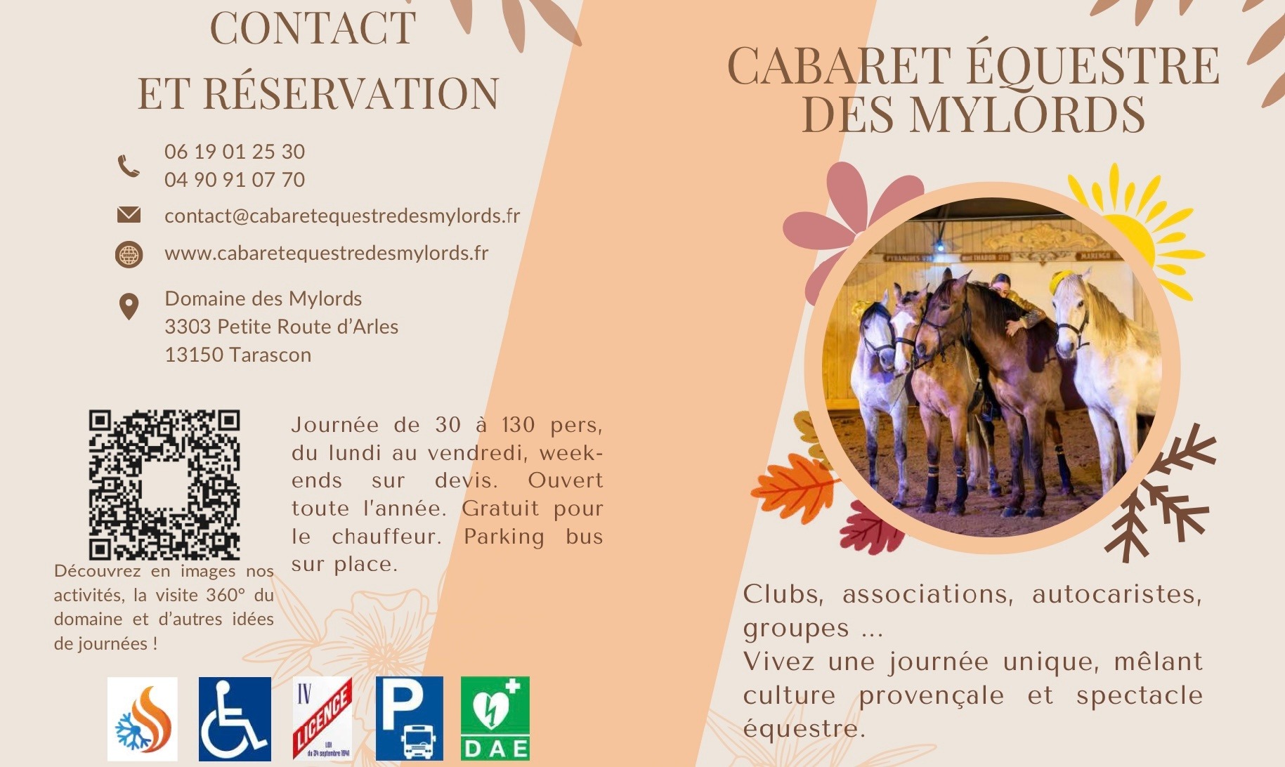 Spectacle 2026 du Cabaret Équestre des Mylords/Les 4 Saisons des Chevaux/