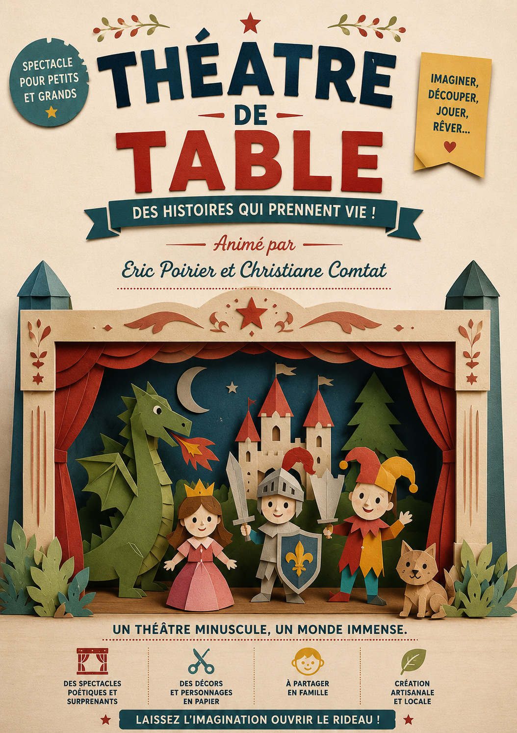 Spectacle/atelier - Le Théâtre de table_Boulbon