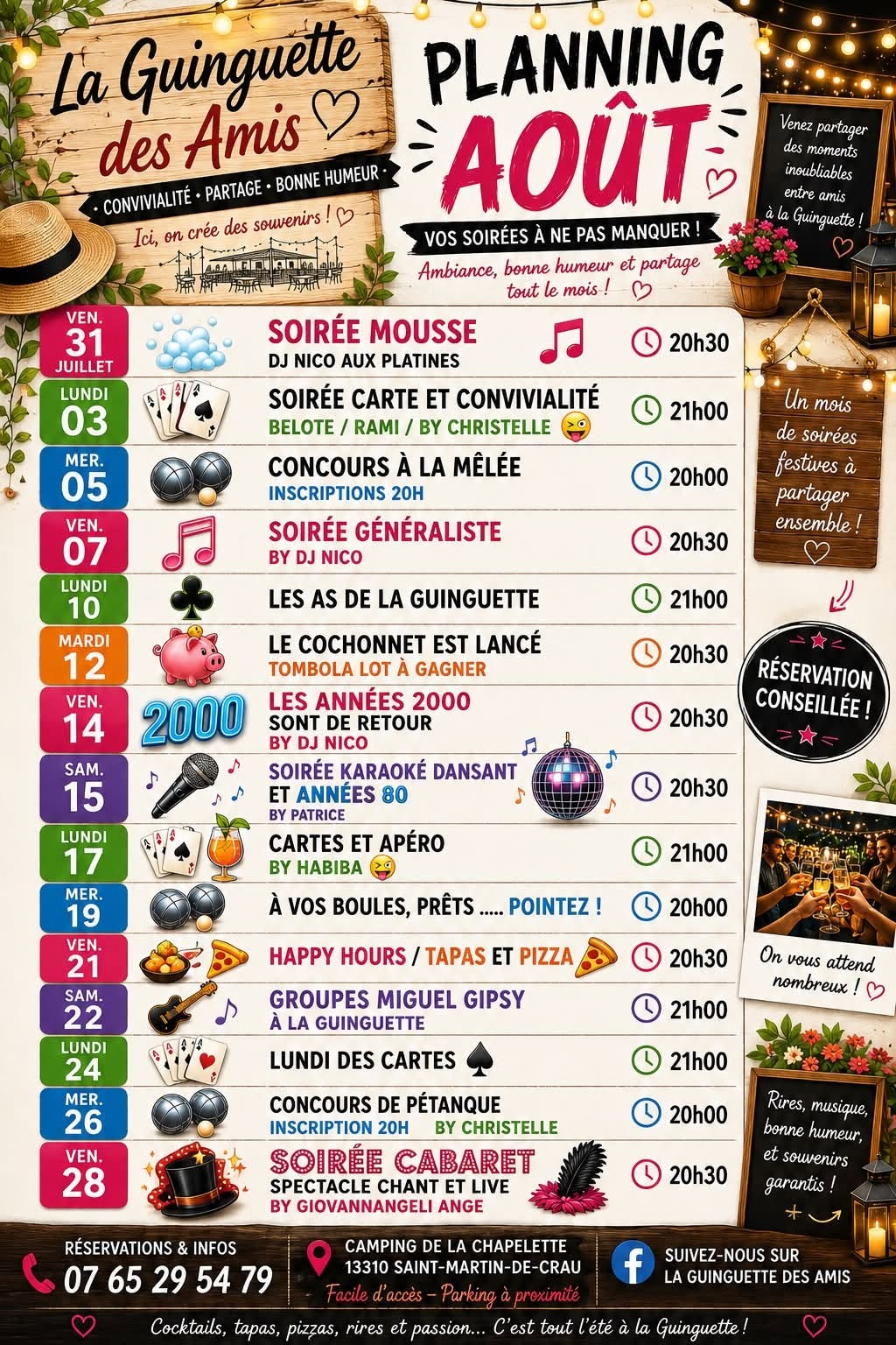 Soirées à la guinguette des amis_Saint-Martin-de-Crau